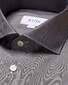 Eton Fine Weave Contemporary Fit Overhemd Zwart