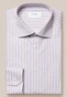 Eton Fine Woven Piqué Subtle Stripe Mother of Pearl Buttons Overhemd Paars