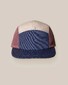 Eton Five Panel Cotton Grosgrain Fabric Cap Navy-Multicolor