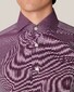 Eton Flanel Ultra Soft Overhemd Donker Rood
