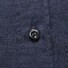 Eton Flannel Button Under Collar Overhemd Donker Blauw Melange