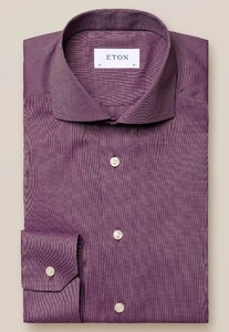 Eton Flannel Ultra Soft Shirt Dark Red