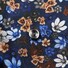 Eton Floral Button Under Overhemd Navy