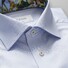 Eton Floral Contrast Uni Overhemd Licht Blauw