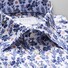 Eton Floral Detail Sleeve 7 Overhemd Diep Blauw
