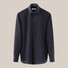 Eton Floral Effect Details Signature Twill Cutaway Collar Overhemd Navy
