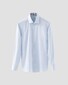 Eton Floral Effect Details Signature Twill Cutaway Collar Shirt Light Blue