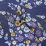 Eton Floral Fantasy Pattern Silk Tie Navy