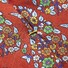 Eton Floral Fantasy Pattern Silk Tie Red