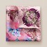 Eton Floral Fantasy Pocket Square Purple