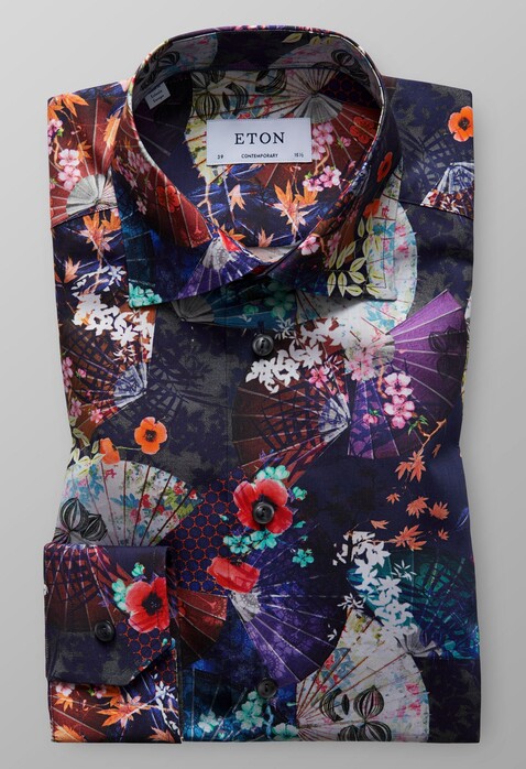 Eton Floral Fantasy Shirt Multicolor
