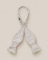 Eton Floral Jacquard Weave Self Tied Bow Tie Light Grey