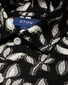 Eton Floral Knit Jacquard Overhemd Zwart