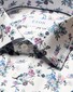 Eton Floral Pattern Cotton Twill Overhemd Lichtblauw-Multi