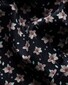 Eton Floral Pattern Signature Twill Overhemd Dark Night-Black