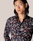 Eton Floral Pattern Signature Twill Shirt Navy-Multi