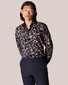 Eton Floral Pattern Signature Twill Shirt Navy-Multi