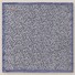 Eton Floral Pattern Silk Pocket Square Blue