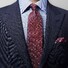 Eton Floral Silk Tie Redpink
