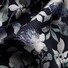Eton Floral Silk Twill Mother of Pearl Buttons Shirt Navy