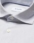 Eton Four Way Stretch Fine Micro Pattern Shirt Light Grey