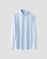 Eton Four-Way Stretch Fine Stripe Shirt Blue