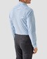 Eton Four-Way Stretch Fine Stripe Shirt Blue