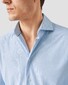 Eton Four-Way Stretch Fine Stripe Shirt Blue