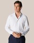 Eton Four-Way Stretch Herringbone Soft Texture Shirt Light Grey