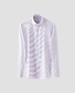 Eton Four-Way Stretch Micro Check Wide Spread Collar Shirt Light Purple