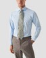 Eton Four-Way Stretch Semi-Solid Fine Pattern Shirt Light Blue