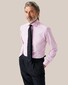 Eton Four-Way Stretch Subtle Micro Pattern Weave Shirt Pink