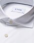 Eton Four Way Stretch Wide Spread Collar Overhemd Wit
