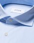 Eton Four Way Stretch Wide Spread Collar Shirt Light Blue