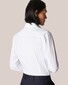 Eton Four Way Stretch Wide Spread Collar Shirt White