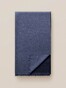 Eton Fringed Wool Scarf Blue