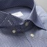 Eton Geometric Drop Overhemd Diep Blauw