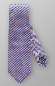 Eton Geometric Mini Check Tie Multicolor