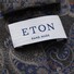 Eton Geometric Paisley Tie Grey