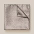 Eton Geometric Woven Tonal Pattern Pocket Square Light Grey