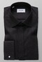 Eton Geometrical Jacquard Weave Overhemd Zwart