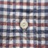 Eton Gingham Check Flannel Overhemd Donker Blauw