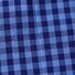 Eton Gingham Check Overhemd Diep Blauw