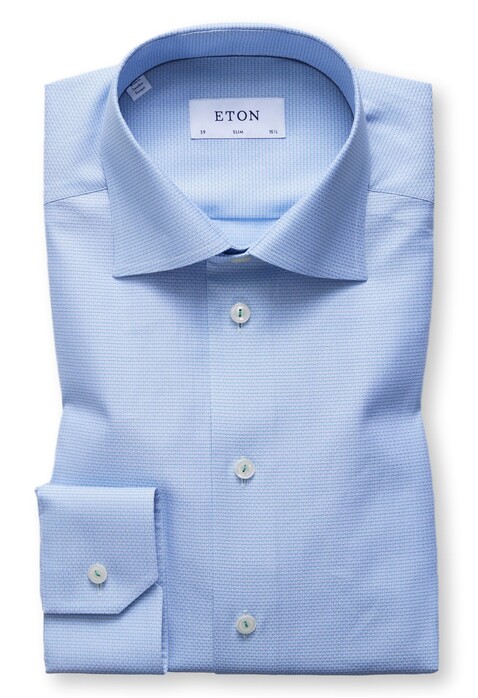 Eton Green Flow Blue Shirt