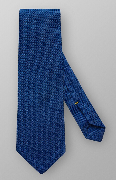 Eton Grenadine Silk Tie Mid Blue