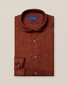 Eton Herrinbone Lightweight Flanel Overhemd Rood