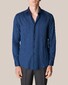 Eton Herrinbone Lightweight Flannel Shirt Dark Evening Blue