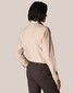 Eton Herringbone Cotton Flannel Shirt Light Brown