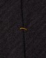 Eton Herringbone Cotton Wool Blend Tie Dark Gray