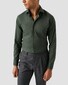 Eton Herringbone Fine Cotton Flanel Overhemd Donker Groen